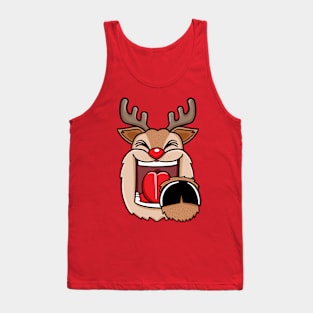 The laughing reindeer pointing at you Tank Top